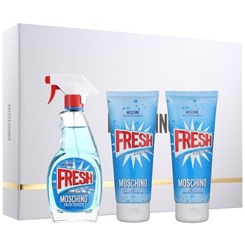 Moschino Fresh Couture EDT 100 ml + tělové mléko 100 ml + sprchový gel 100 ml dárková sada