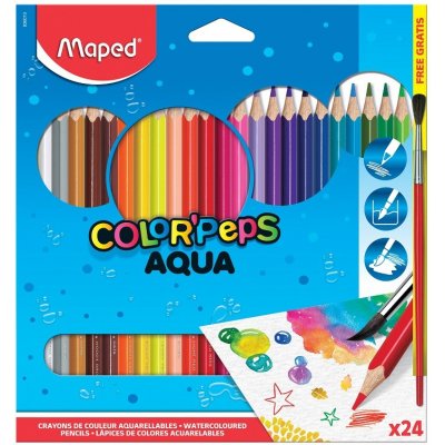 Maped Akvarelové pastelky Color Peps Aqua 24ks – Hledejceny.cz