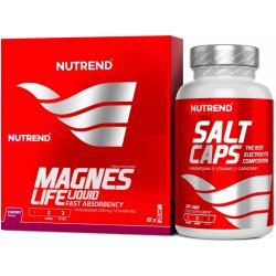 Nutrend Magneslife 10 x 25 ml višeň + Salt Caps 120 kapslí dárková sada