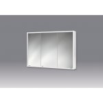JOKEY BATU 100 Zrcadlová skříńka - bílá/hliníková barva š. 100 cm, v. 71 cm, hl. 16 cm, 114113020 – Zboží Mobilmania