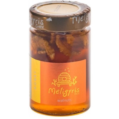 Meligyris Vlašské ořechy v krétském piniovém medu 270 g