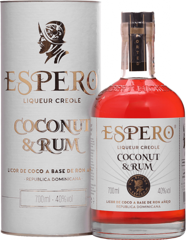 Espero Coconut & Rum 40 % 0,7 l (tuba)