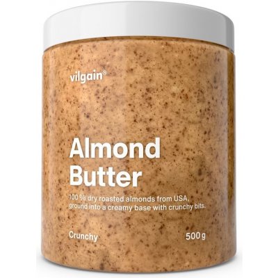 Vilgain Mandlové máslo křupavé mandle 500 g – Zboží Dáma