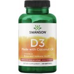 Swanson Vitamín D3 1000 iu Cholekalciferol 60 kapslí – Hledejceny.cz
