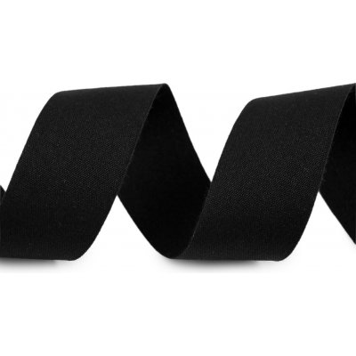 Bavlněná stuha / plátnovka šíře 30 mm Varianta: 3 černá, Balení: 1 m – Hledejceny.cz
