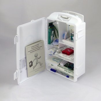 VMBal přenosná lékárnička s náplní Kancelář plastová bílá 4131