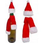 Popron.cz Textilní obal na láhev vánoční čepice a šála – Sleviste.cz