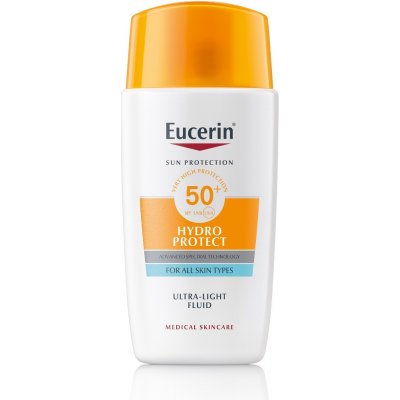 Eucerin SUN Hydro Protect SPF50+ ultra lehký fluid na obličej 50 ml – Zbozi.Blesk.cz