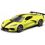 Bburago Chevrolet 2020 Corvette žlutá 1:43 – Hledejceny.cz