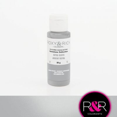 ROXY & RICH Kakaové máslo TŘPYTIVÉ STŘÍBRNÉ ROYAL SILVER 56g – Hledejceny.cz