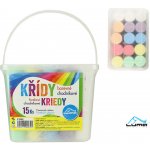 MaDe Křídy barevné 19cm – Zboží Dáma