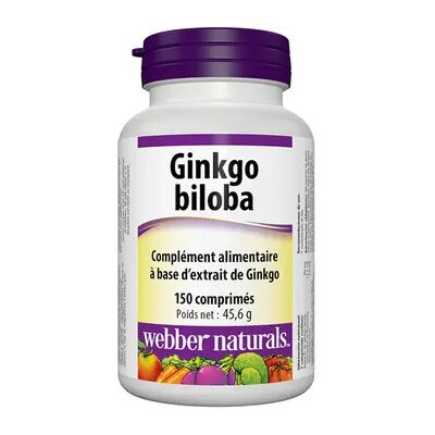 Webber Naturals Ginkgo Biloba 150 tablet – Hledejceny.cz