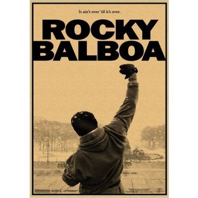 Super plakát Rocky Balboa na vrcholu – Zboží Mobilmania