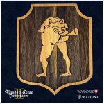 Drakkaria s.r.o. Replika Kingdom Come: Deliverance II Dřevěný štít na stěnu Hospoda Díra velký – Zboží Mobilmania
