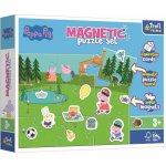Trefl Magnetické Peppa a její zábava Peppa Pig v krabici 28,5x22x5cm 12 dílků – Zbozi.Blesk.cz