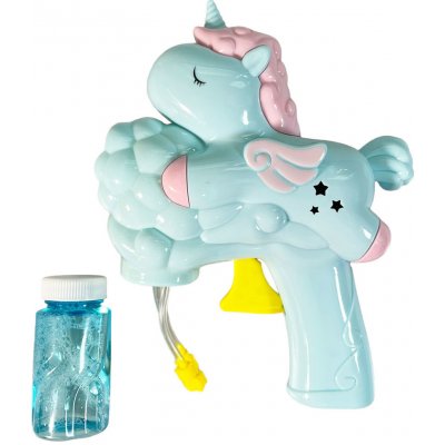 DQ Bublifuková pistole jednorožec tyrkysová – Zbozi.Blesk.cz