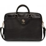 Guess GUCB15PUSASBK PU Saffiano Vintage Script Computer Bag 15/16" Black – Zboží Živě