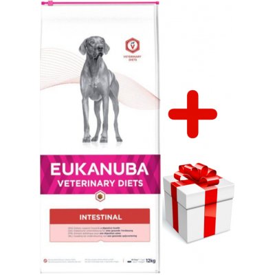 EUKANUBA Intestinal Dog 12kg + Překvapení pro psa