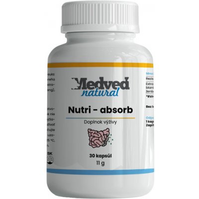 Medveď natural Nutri absorb 30 kapslí – Hledejceny.cz
