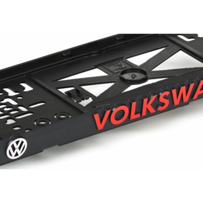 Podložka pod SPZ VOLKSWAGEN červená (2ks) | Zboží Auto