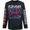 Pánské Tričko Fear Factory Soul Of A New Machine černá tričko s dlouhým rukávem