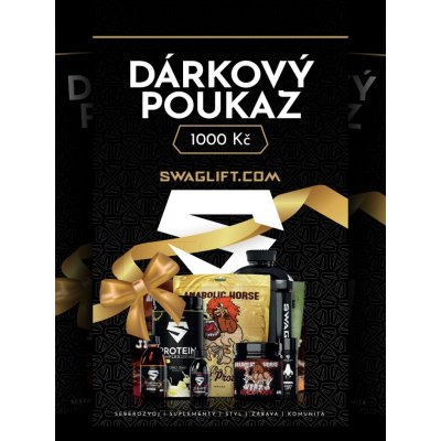 SWAGLIFT Dárkový poukaz Hodnota: 500 Kč – Zboží Mobilmania