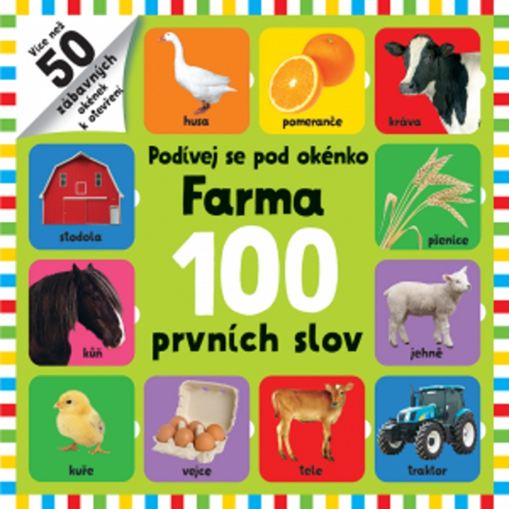 Farma 100 prvních slov - Podívej se pod okénko, Leporelo