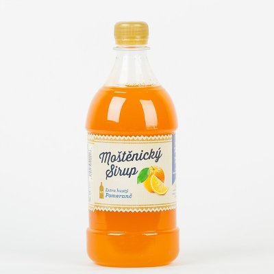 Moštěnický sirup pomeranč 0,7 l