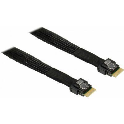 Inter-Tech (SFF-8654 4i) Slim SAS na (SFF-8654 4i) Slim SAS, 0,7m 88885671 – Sleviste.cz
