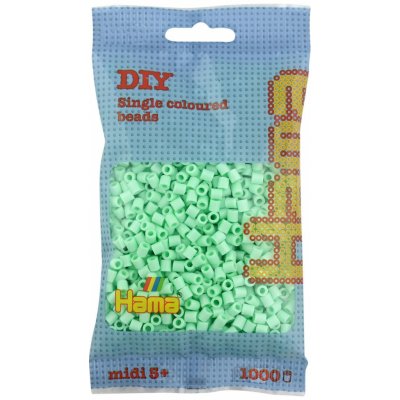 Hama Midi - korálky světle zelené 1000 ks – Zboží Dáma