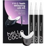 Hello Coco PAP Pro Hello Coco Whitening Pen filled with PAP gel bělicí pero 3 ks + Hello Coco Wireless LED Accelerator with USB Charger bezdrátový LED akcelerátor na bělení 1 ks + Hello Coco Travel Ca – Zboží Dáma