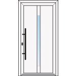 OknaDvereNaMiru.cz Vchodové dveře INOX 1421 zlatý dub 110 x 215 cm – Zboží Mobilmania