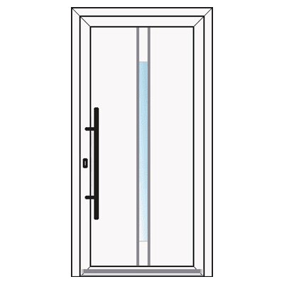 OknaDvereNaMiru.cz Vchodové dveře INOX 1421 zlatý dub 110 x 215 cm – Zboží Mobilmania