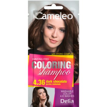 Delia Cameleo No1 barevný šampon 4.36 dark chocolate 40 ml