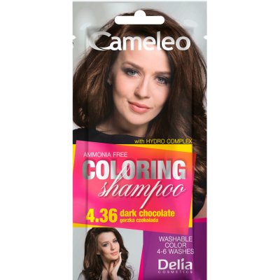 Delia Cameleo No1 barevný šampon 4.36 dark chocolate 40 ml