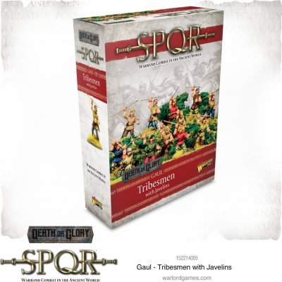 Warlord Games SPQR: Gaul Tribesmen with javelins
