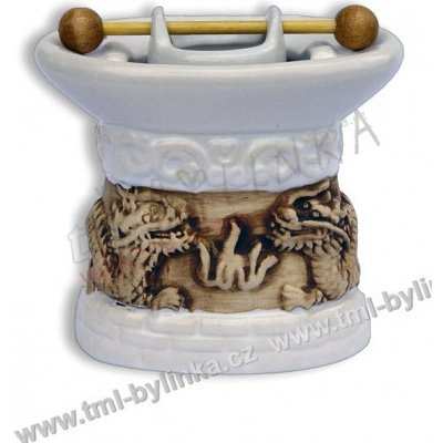 Aromatika aroma lampa Dračí studna - pagoda bílá – Sleviste.cz
