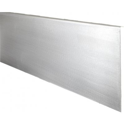 Krycí lišta z nerezové oceli pro hliníkový kotvicí profil pro skleněné zábradlí, délka 2,5 m, AISI304 – Hledejceny.cz