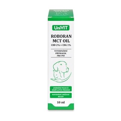 Univit Roboran MCT olej CBD 2%+CBG 1% 10 ml – Zbozi.Blesk.cz