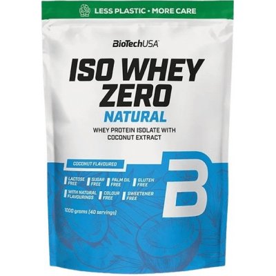 BiotechUSA Iso Whey Zero Natural 1000 g – Hledejceny.cz