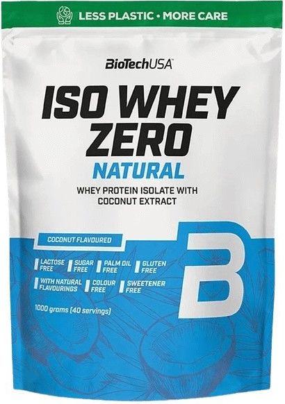 BiotechUSA Iso Whey Zero Natural 1000 g