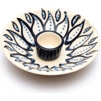 Mani Bhadra Mani Bhadra Kadidelnice Keramická miska pro pálení dřívek Palo Santo, bílá – Zboží Dáma