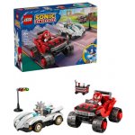 LEGO® Sonic the Hedgehog™ 77118 Silver a jeho auto vs. Knuckles a jeho monster truck – Zboží Živě