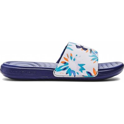 Under Armour Ansa Graphic Slides White/Sonar blue