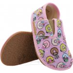 Pegres Barefoot papuče BF01 Donut ružová – Zboží Mobilmania