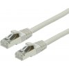 síťový kabel Value 21.99.0710 RJ45, CAT 6 S/FTP, 10m, šedý
