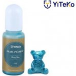 YiTeKo Perleťový pigment do pryskyřice 15 zářivě modrá 10 ml – Hledejceny.cz