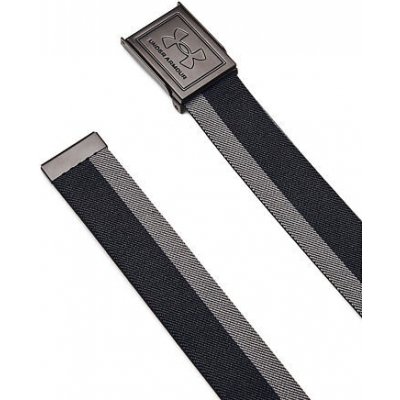 Under Armour pásek Stretch Webbing Black/Castlerock – Zboží Dáma