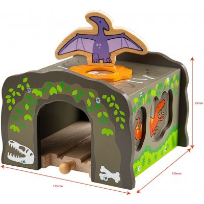 Bigjigs Rail Dinosauří tunel T-rex – Hledejceny.cz
