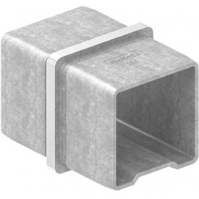 Feldmann 10104040-V2A - nerezová spojka madla pr. 40x40 mm, přímá, AISI 304, pro nerezové zábradlí 10104040-V2A – Hledejceny.cz